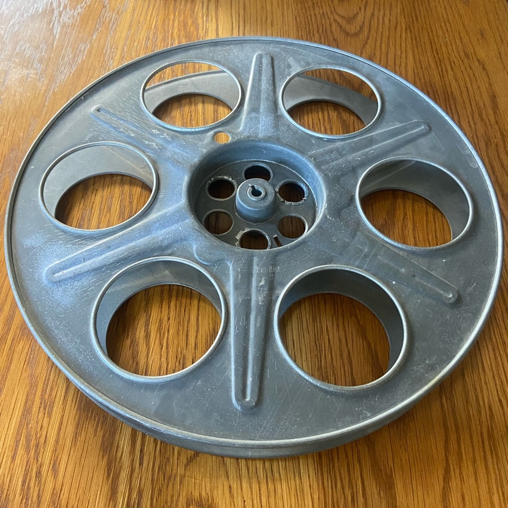 Vintage Metal 35 mm 15 inch wide Film Reel